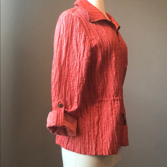 Ruby Rd. Salmon Color Jacket - Picture 2 of 6